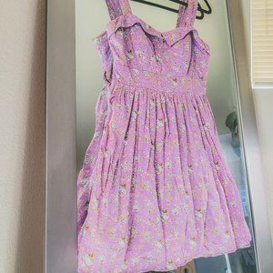 💜 City Triangles Purple Floral Dress 💜 SIZE 7